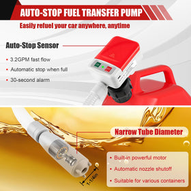 Luney nozzle auto-stop sensor close-up for safe spill-free refueling