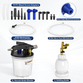 Luney kit scale comparison next to common tools showing compact shop-friendly size
