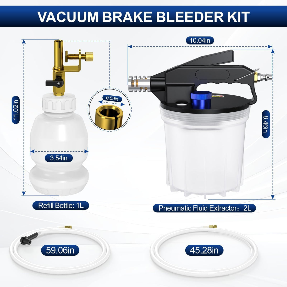 Luney vacuum reservoir close-up highlighting leak-resistant construction benefit