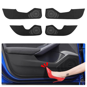 LUNQIN front view of door pad showing clean matte finish and protection benefit