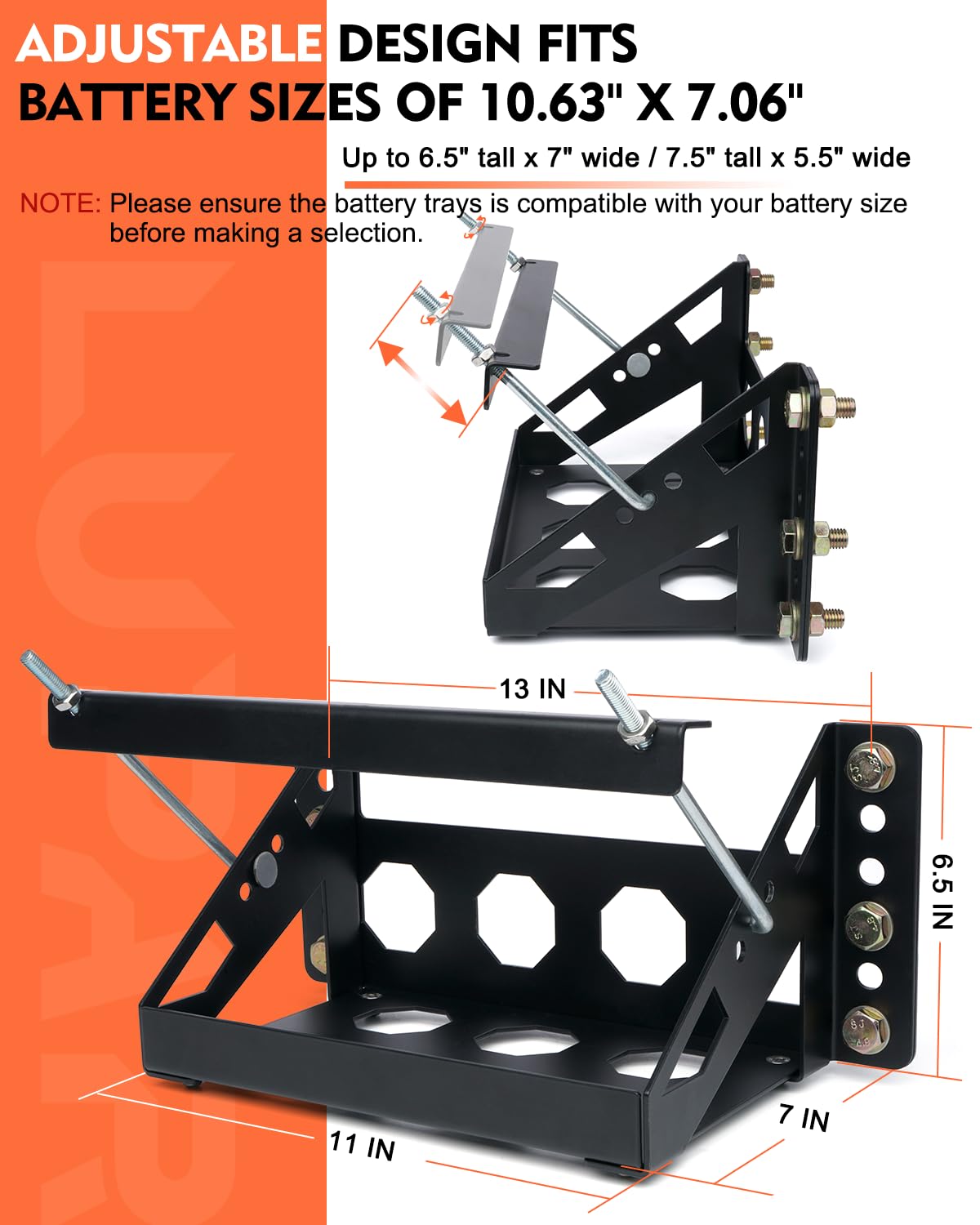 Lupar close-up of adjustable clamp detail highlighting secure hold benefit