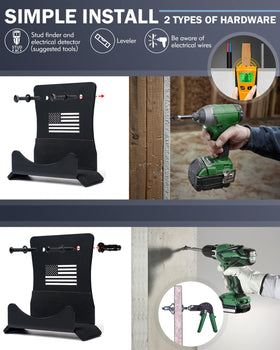 Lupar four-pack layout ready to mount for multiple doors storage