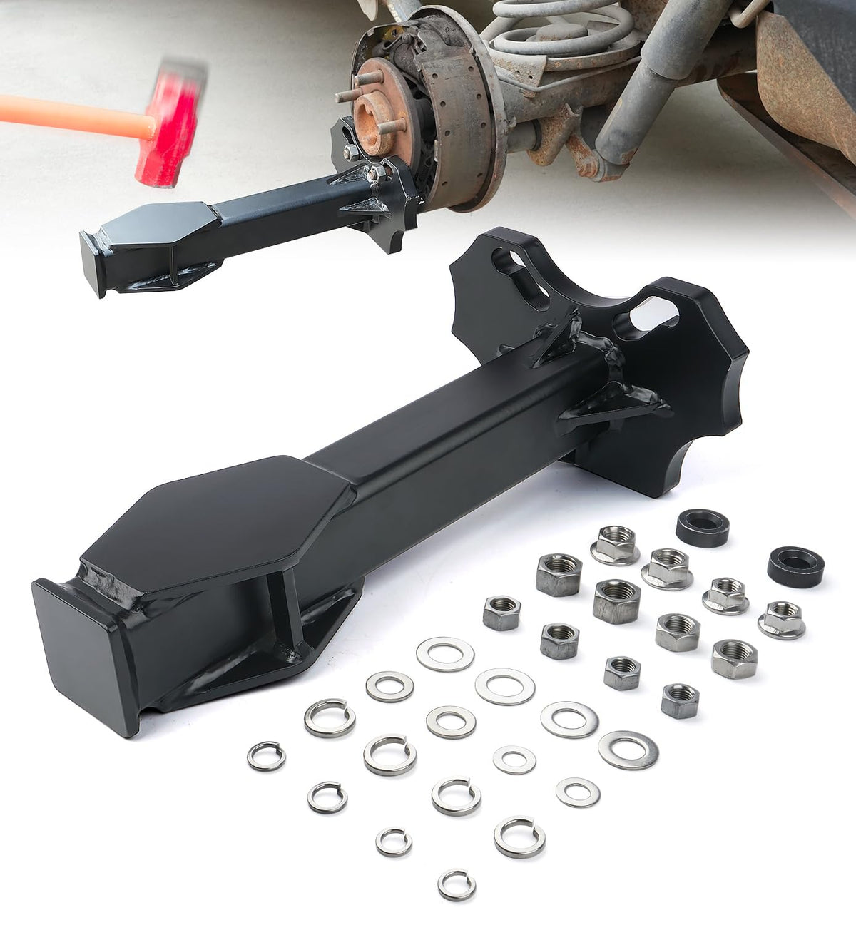 Lupar front view kit showing all components and quick organization benefits