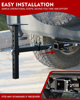 Lupar vise in use working on vehicle axle offering a portable workshop benefit