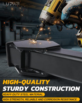 Lupar reinforced hub shocker closeup illustrating durable strike surface