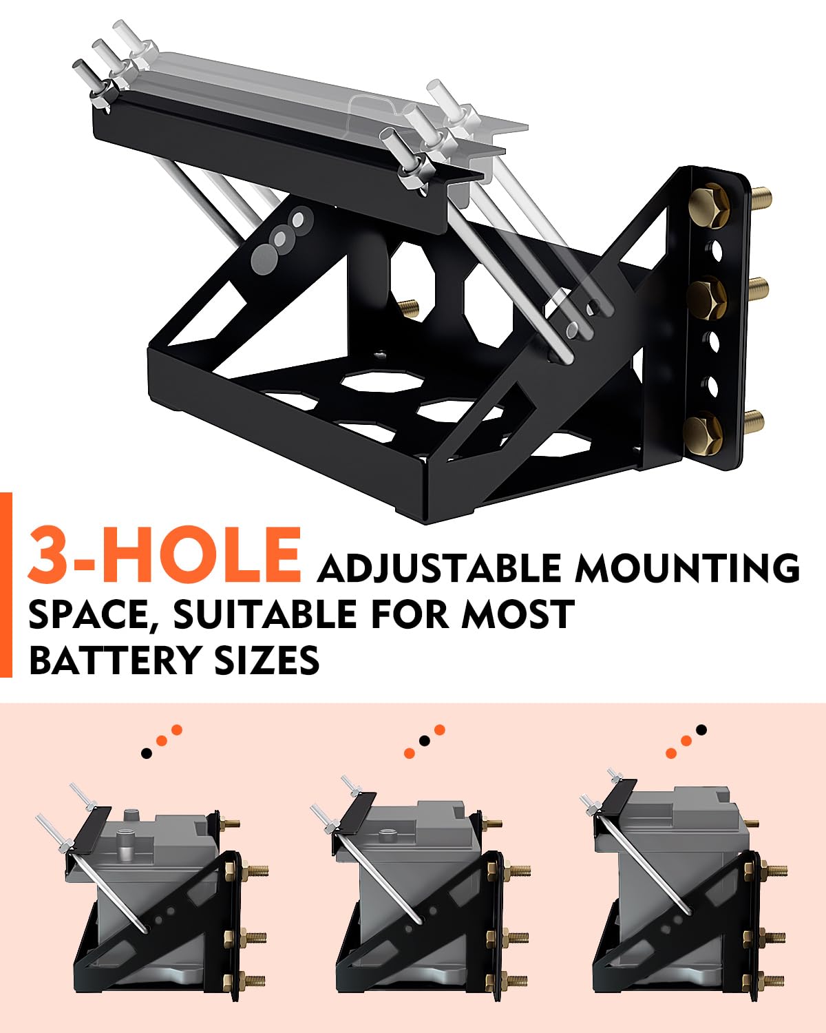 Lupar side profile installed in truck bed showing anti-vibration protection benefit