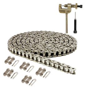 LUPING front packaging showing 160-link chain kit and included tools for quick replacement