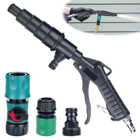 LURKA flush gun front view showing kit and durable build benefits