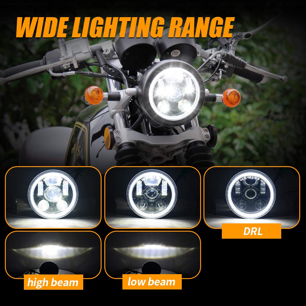 Lusgwufad halo close-up lit to show crisp DRL accent and updated appearance