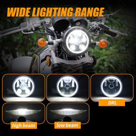 Lusgwufad halo close-up lit to show crisp DRL accent and updated appearance