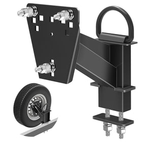 Lusheer front view of mounted carrier showing secure hold benefit