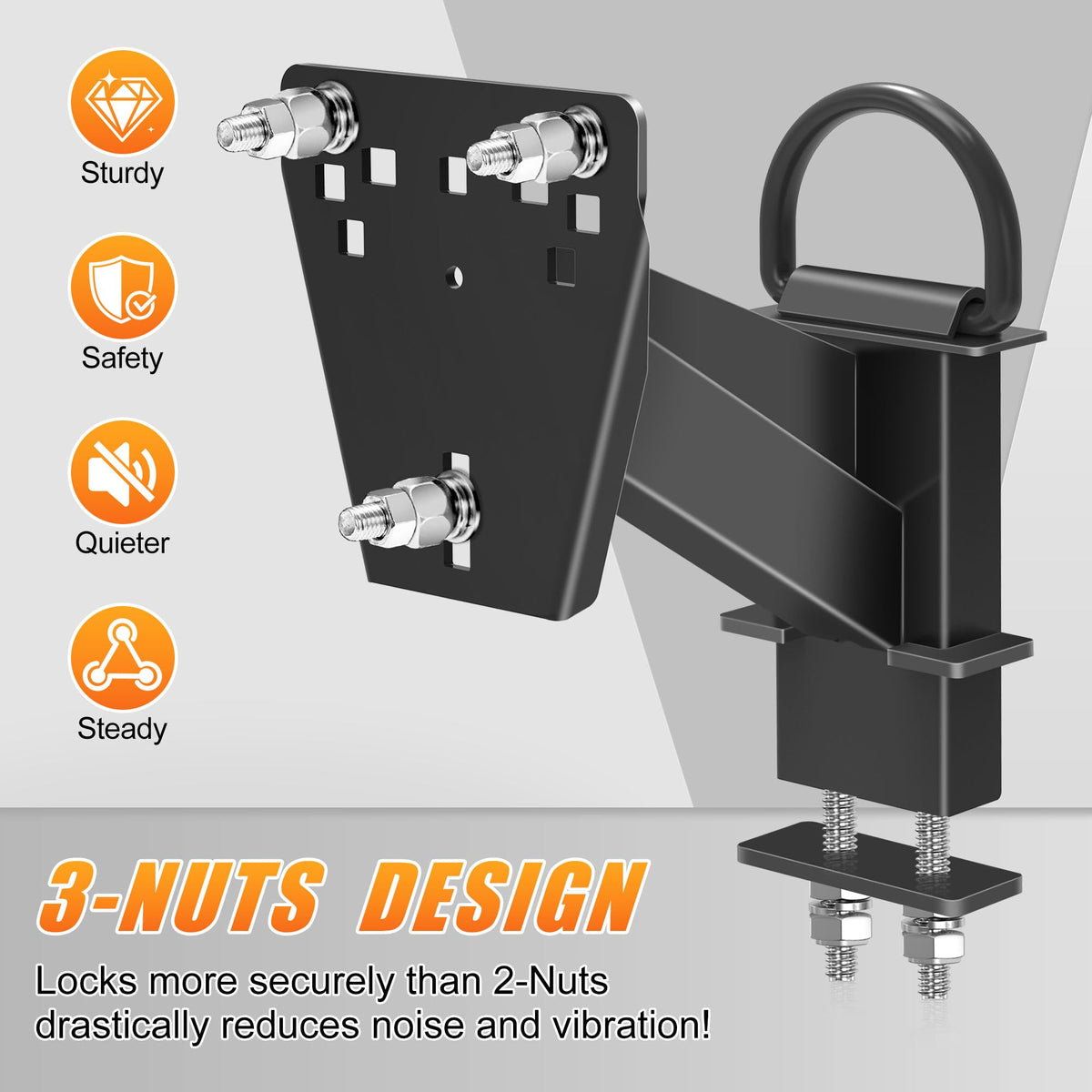 Lusheer limit plate contact surface reducing vibration and shake