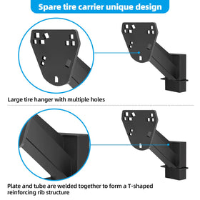 Lusheer three-nut lug assembly closeup demonstrating secure anti-loosening hold