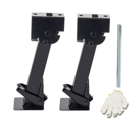 LUSHIH front view of both stabilizer jacks showing robust build and compact pair benefit