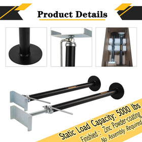 LUSHIH threaded screw and M18 nut close-up ensuring secure, adjustable stability
