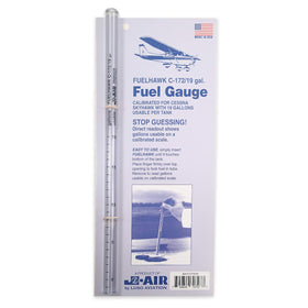 Luso Aviation front view of Fuelhawk showing ready-to-use gauge and accurate readings
