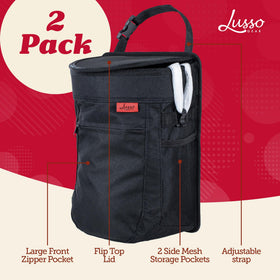 Lusso Gear removable waterproof liner closeup for easy cleaning benefit