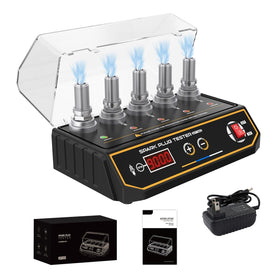 LUTIFIX front view showing five sockets for fast comparative testing