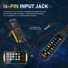 LUTIFIX 4mm banana jacks and universal wire jumpers detailed view for easy instrument hookups