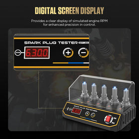 LUTIFIX in use showing visible spark comparison for quick diagnosis