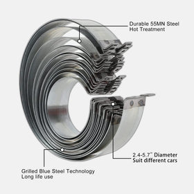 LUTIFIX plier installing a ring into piston demonstrating damage prevention