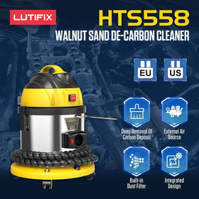 LUTIFIX control panel and hose close-up demonstrating easy operation and precise control