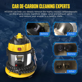 LUTIFIX port attachment detail highlighting secure seal and targeted cleaning benefit