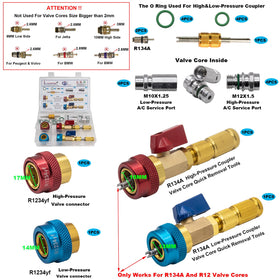 luumtee valve core tools detail demonstrating durable brass and aluminum construction