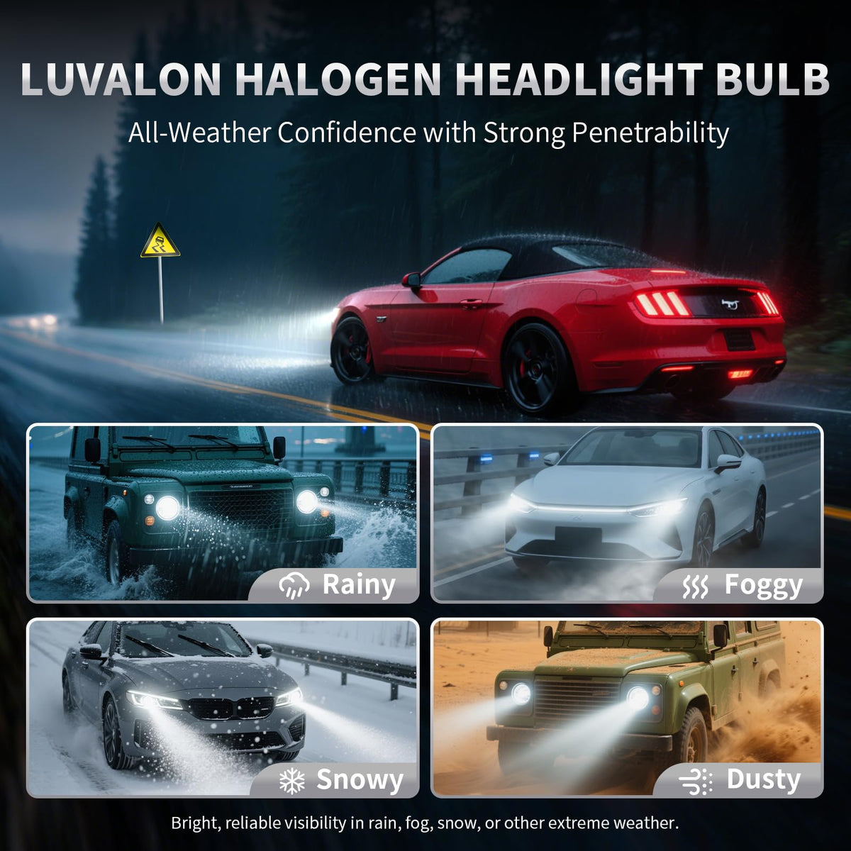LUVALON size and connector comparison showing direct-fit advantage