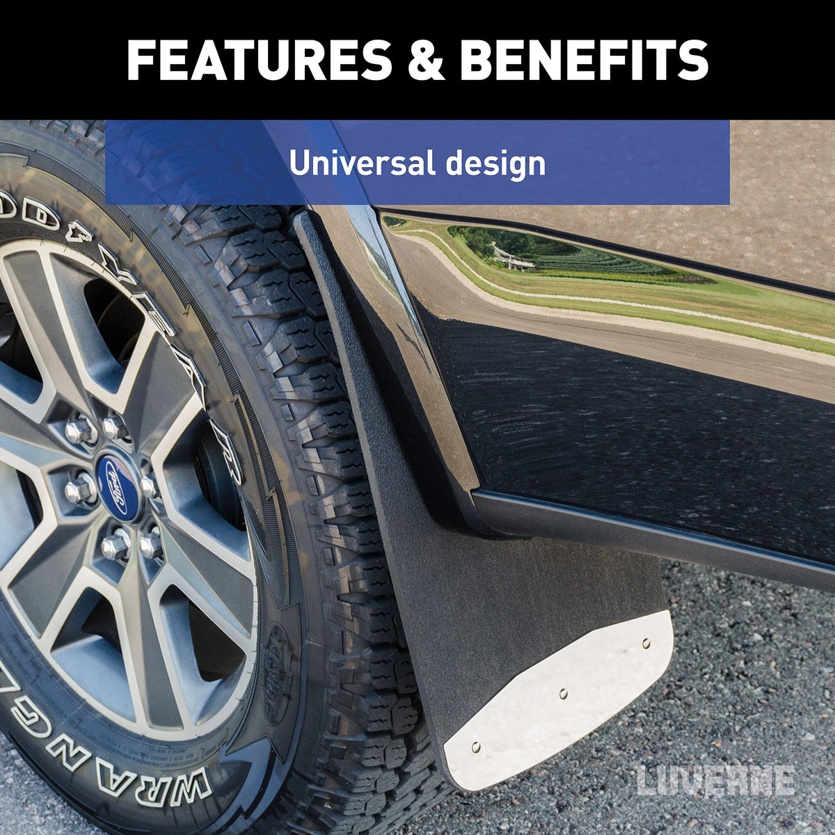 LUVERNE included brackets and corrosion-resistant hardware for secure fit