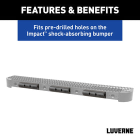 LUVERNE next to ruler showing 10-inch length for accurate sizing