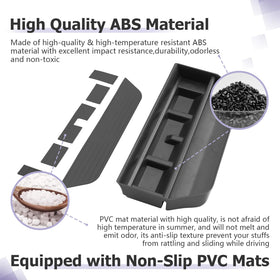 LUWU texture and edge detail showing durable ABS construction