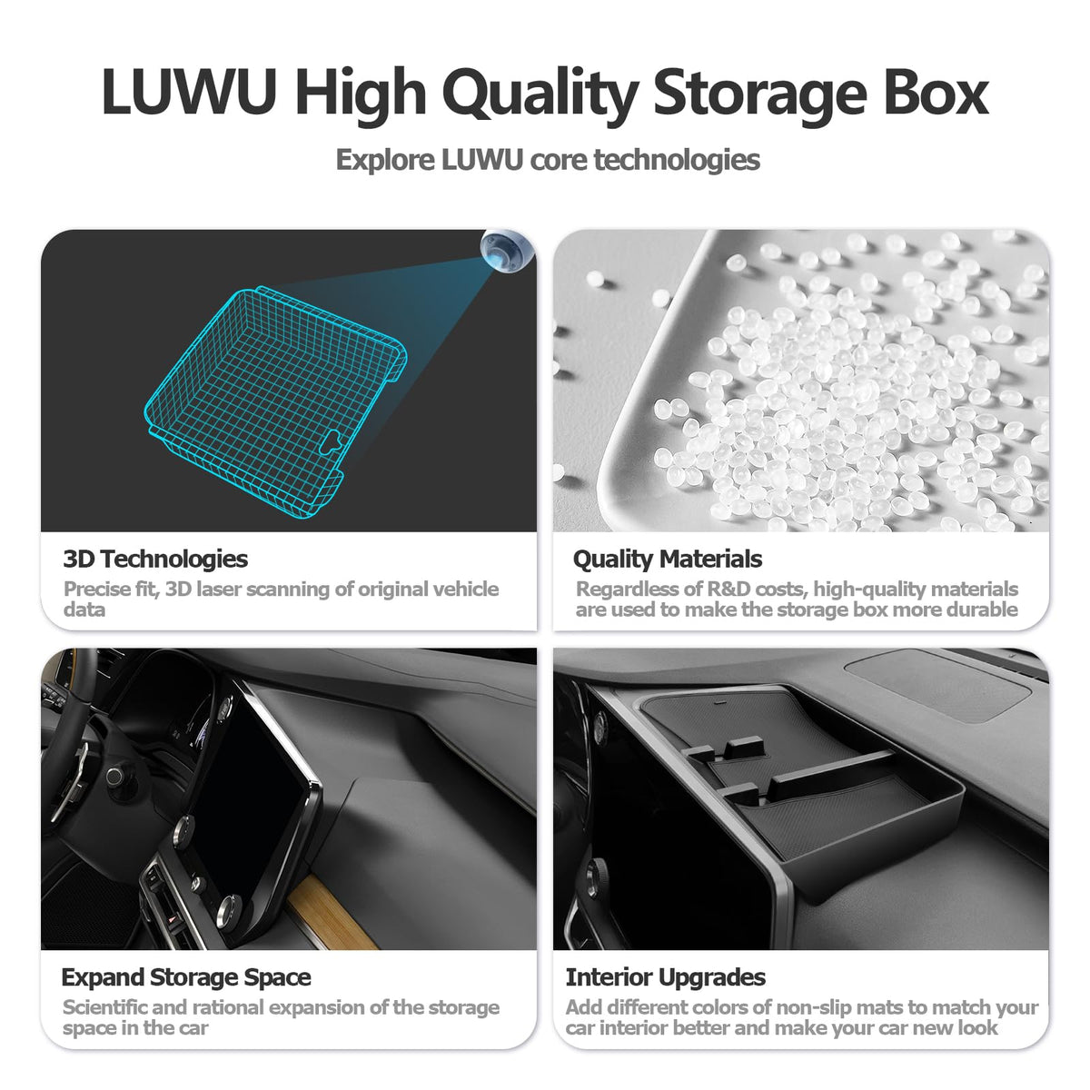 LUWU removed from console for cleaning showing tool-free maintenance benefit