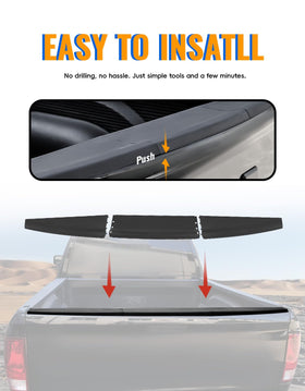 LUXEMOTO side section detail showing clip locations and secure-fit benefit