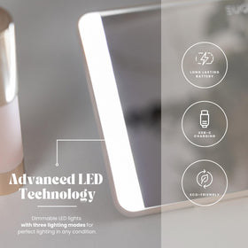 LUXIQUE USB cable plugged in showing rechargeable convenience on the go