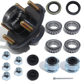 LUXTRKSTO front hub assembly showing stamped face and bolt pattern benefit: clear fit identification