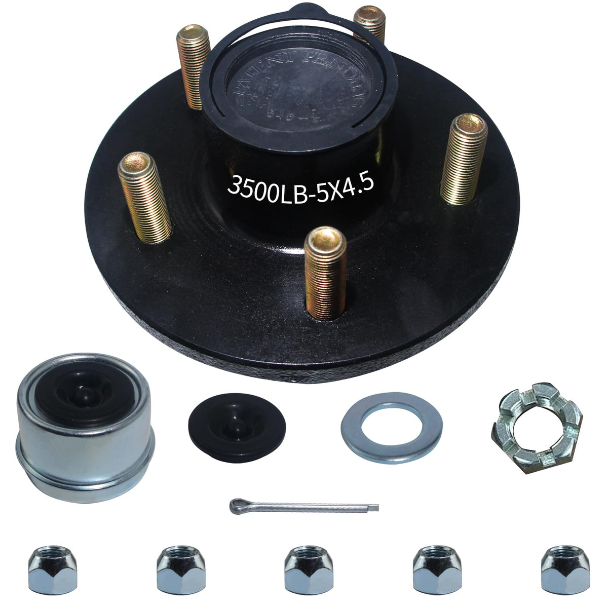 LUXTRKSTO front view hub showing ready-to-install design and durability