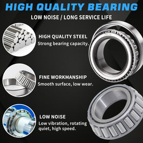 LUXTRKSTO castle nut and washer ready for secure spindle fastening