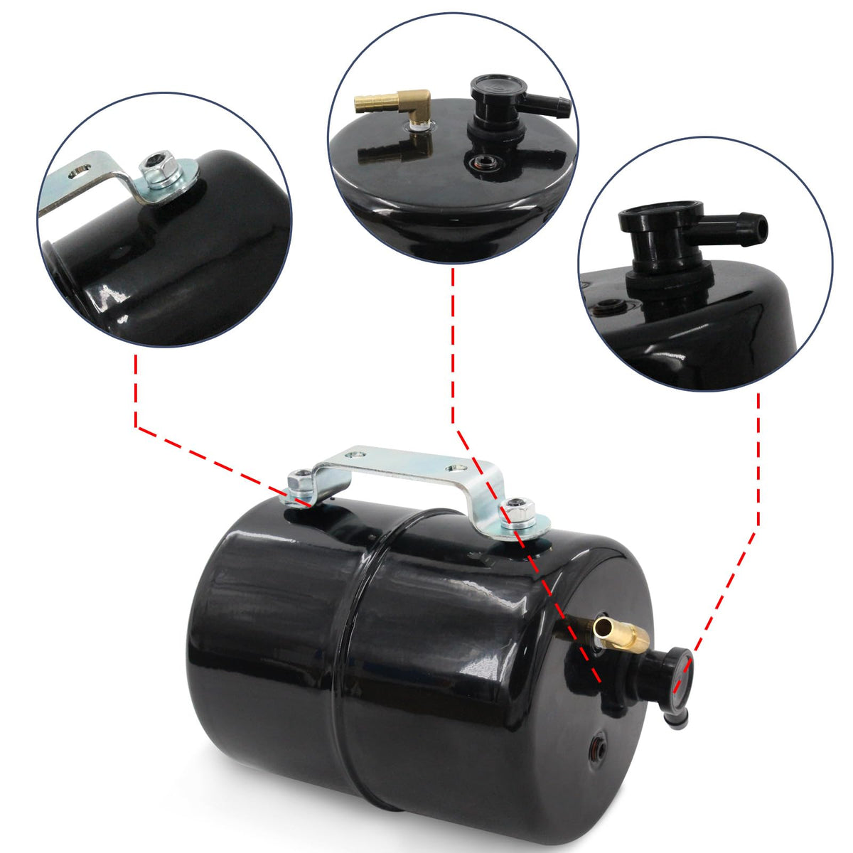 LVOUP canister installed in engine bay demonstrating improved brake consistency