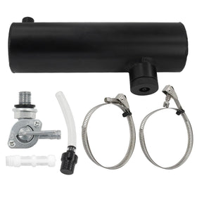 LVOUP front view black gas tank showing compact profile and durable finish