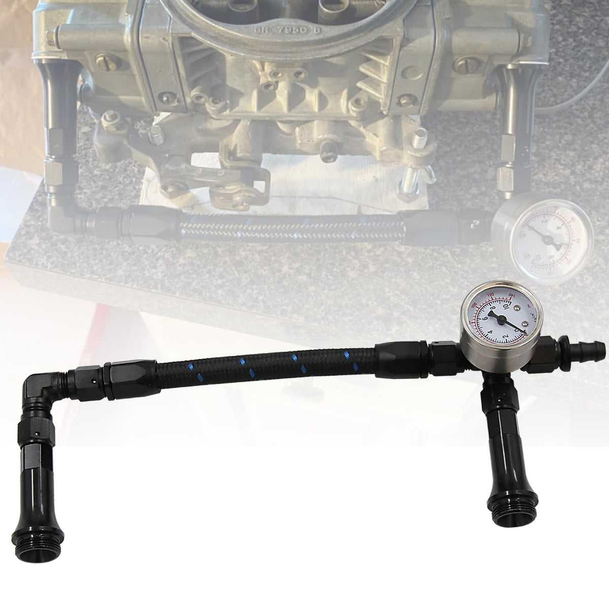 LVOUP installed on a Holley 4150 carburetor demonstrating proper fitment