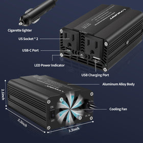 LVYUAN box and contents displayed to show included equipment and warranty