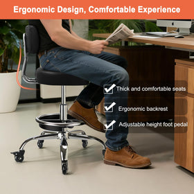LWADALN adjustable footring detail providing ergonomic foot support during seated tasks
