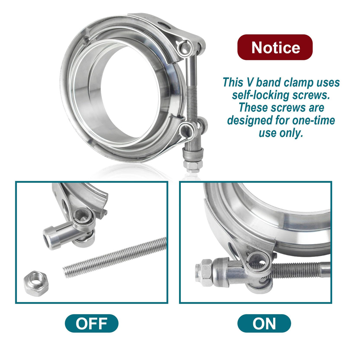 LWNWPPER flanges next to measuring tape showing accurate 2.5-inch fit benefit