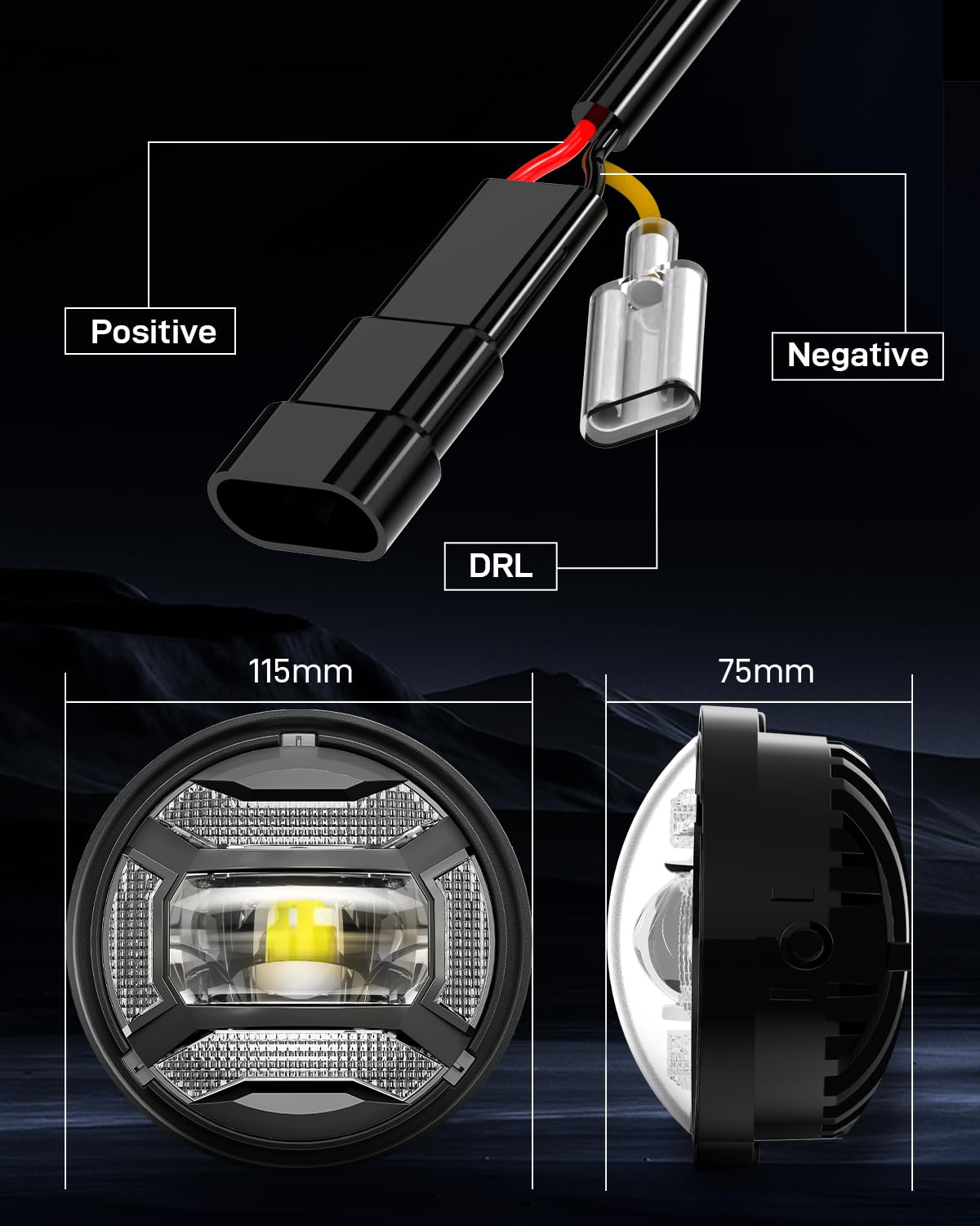 LX-LIGHT size comparison with ruler showing accurate fitment and scale benefit