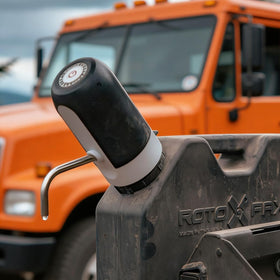 LXLO close-up of adapter threads and gasket ensuring leak-proof RotopaX connection