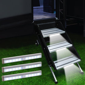 LYCARESUN three-pack front view showing compact LED bars and magnetic strips for easy installation