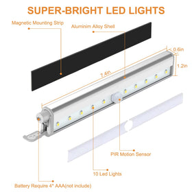 LYCARESUN magnetic strip detail showing adhesive backing and strong mounting benefit