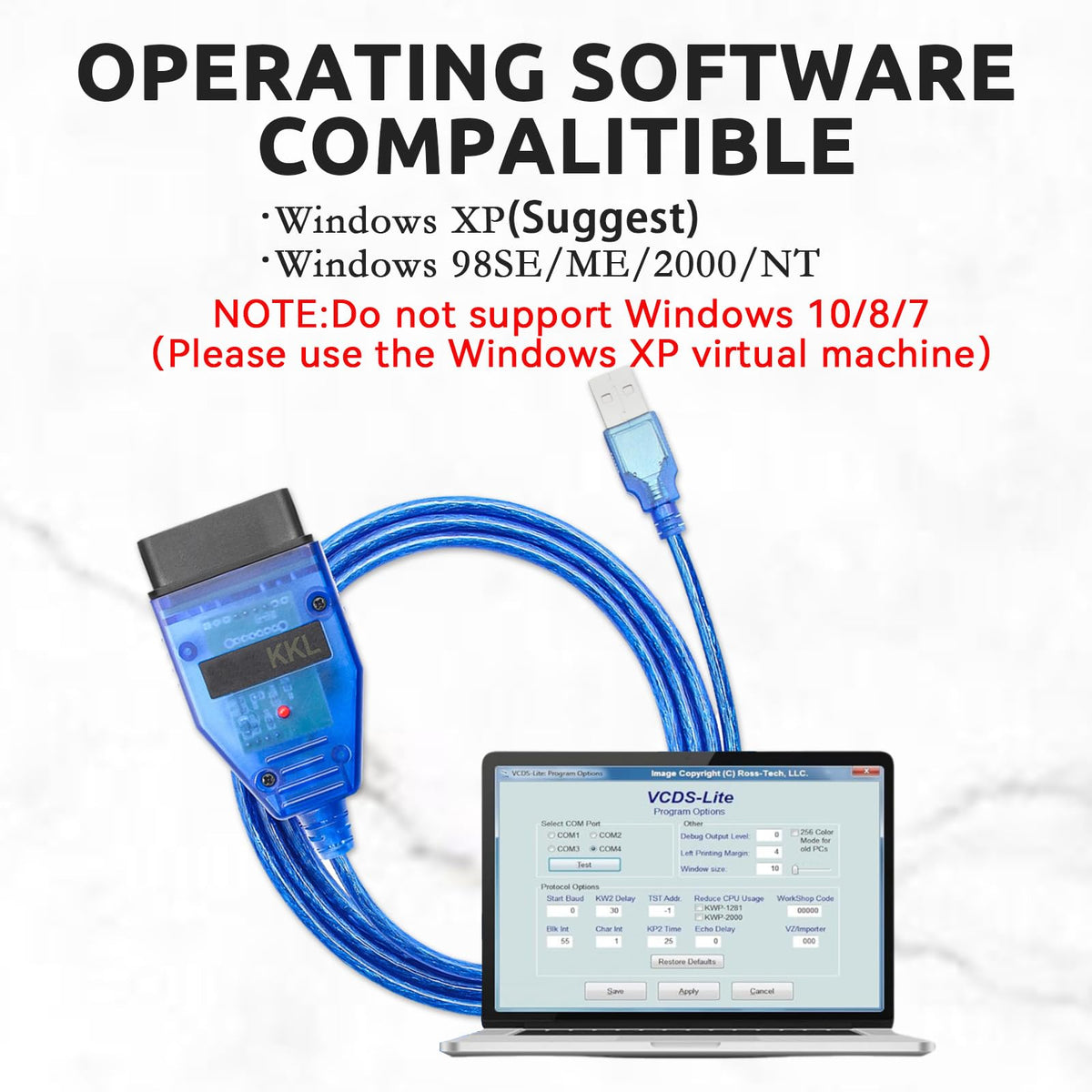 lydesor USB end connected to laptop, stable data transfer to PC
