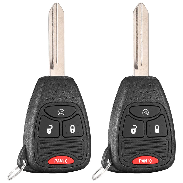 LYFUCESS front view of key fob showing buttons and fit benefits